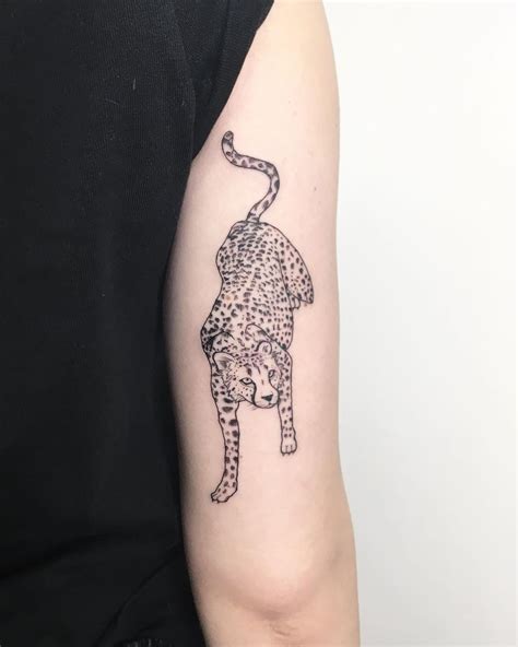 cheetah print tattoos ideas|minimalist cheetah tattoo.